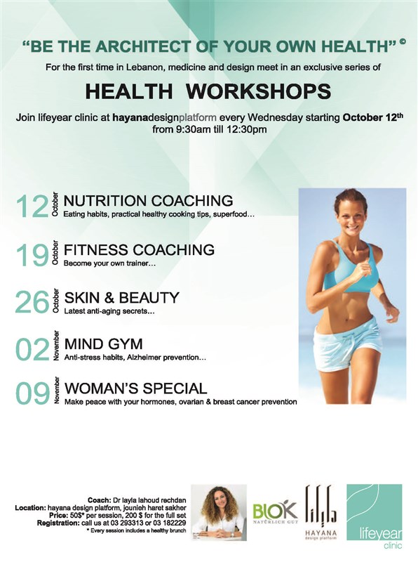 Health Workshops by lifeyear clinic